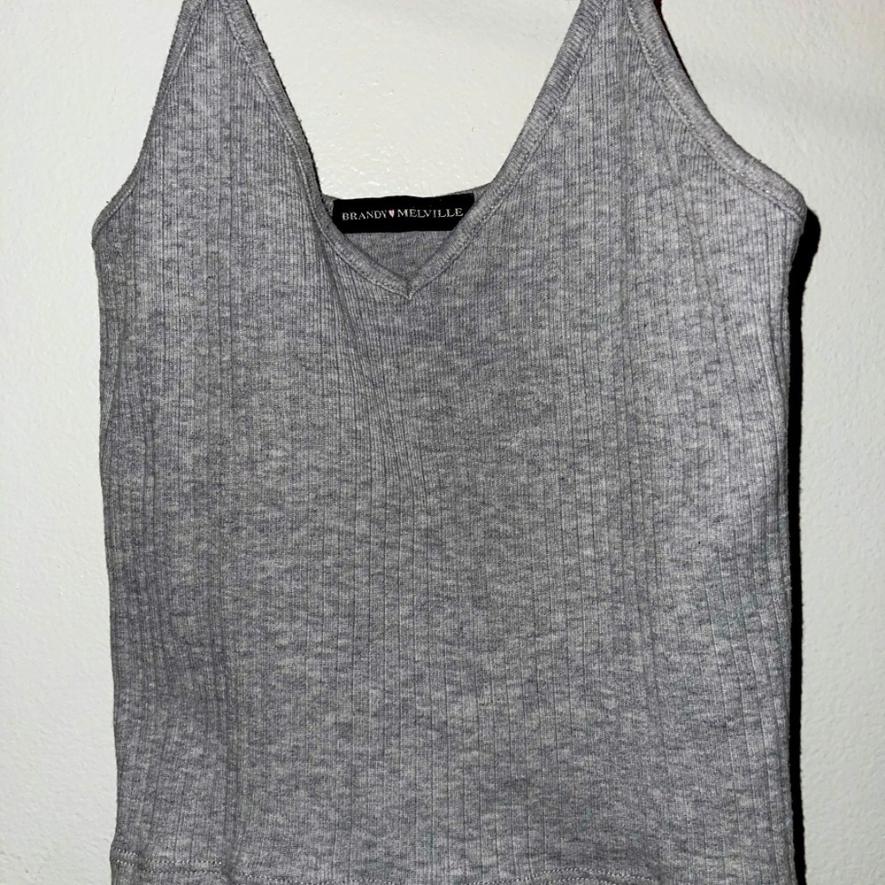 GREY LORENE TANK‼️BRANDY MELVILLE‼️JOHN GALT‼️